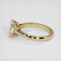 2.44 Ct. White Sapphire Ring, 18K Yellow Gold 4