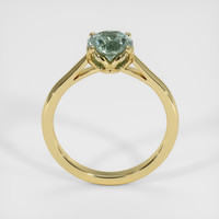 1.47 Ct. Green Sapphire Ring, 18K Yellow Gold 3