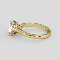 2.04 Ct. Pink Sapphire Ring, 18K Yellow Gold 4