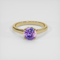 1.49 Ct. Bi Color Sapphire Ring, 18K Yellow Gold 1
