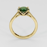 1.60 Ct. Bluish Green Sapphire Ring, 18K Yellow Gold 3