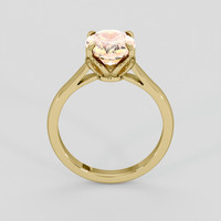 2.25 Ct. Padparadscha Sapphire Ring, 18K Yellow Gold 3