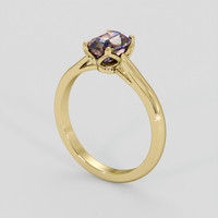 1.12 Ct. Bi Color / Parti Sapphire Ring, 18K Yellow Gold 2
