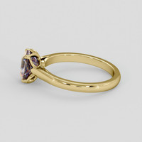 1.12 Ct. Bi Color / Parti Sapphire Ring, 18K Yellow Gold 4