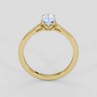 1.52 Ct. Bluish Purple Sapphire Ring, 18K Yellow Gold 3