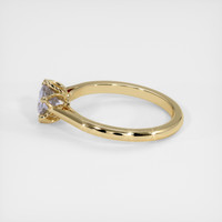 0.88 Ct. Sapphire Ring, 18K Yellow Gold 4