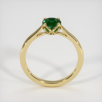 1.10 Ct. Emerald Ring, 18K Yellow Gold 3