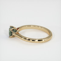 0.65 Ct. Sapphire Ring, 18K Yellow Gold 4