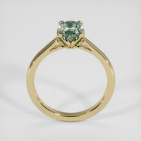 1.71 Ct. Green Sapphire Ring, 18K Yellow Gold 3