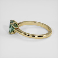 1.71 Ct. Green Sapphire Ring, 18K Yellow Gold 4