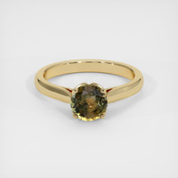 1.41 Ct. Sapphire Ring, 18K Yellow Gold 1