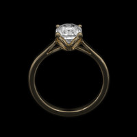 1.79 Ct. Sapphire Ring, 18K Yellow Gold 3