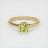 1.17 Ct. Sapphire Ring, 18K Yellow Gold 1