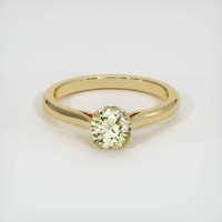 0.87 Ct. Sapphire Ring, 18K Yellow Gold 1