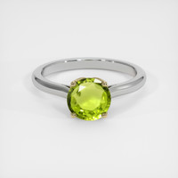 1.23 Ct. Gemstone Ring, 14K Yellow & White 1