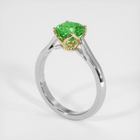 1.54 Ct. Gemstone Ring, 14K Yellow & White 2