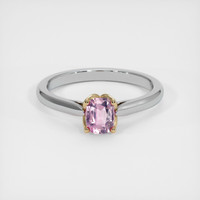 0.62 Ct. Sapphire Ring, 14K Yellow & White 1