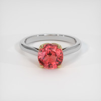 2.10 Ct. Gemstone Ring, 18K Yellow & White 1