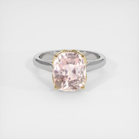5.28 Ct. Sapphire Ring, 18K Yellow & White 1