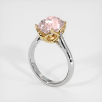 5.28 Ct. Sapphire Ring, 18K Yellow & White 2
