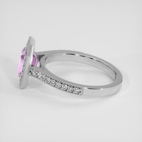 2.05 Ct. Pink Sapphire Ring, Platinum 950 4