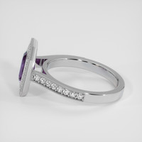 1.43 Ct. Bi Color Sapphire Ring, Platinum 950 4