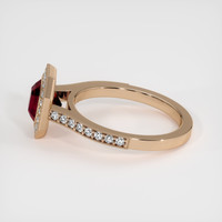 1.55 Ct. Ruby Ring, 14K Rose Gold 4