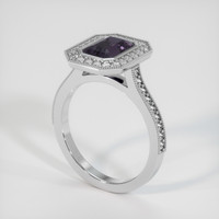 2.34 Ct. Gemstone Ring, 14K White Gold 2