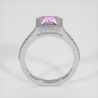 2.05 Ct. Pink Sapphire Ring, 14K White Gold 3
