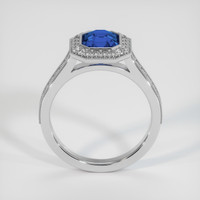 2.58 Ct. Bi Color Sapphire Ring, 18K White Gold 3