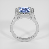 3.03 Ct. Blue Sapphire Ring, 18K White Gold 3