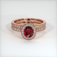Ruby Ring 1.21 Ct. 18K Rose Gold Preview