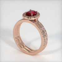 Ruby Ring 1.21 Ct. 18K Rose Gold Preview