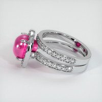 7.60 Ct. Ruby Ring, 14K White Gold 4