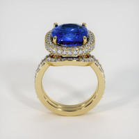 8.37 Ct. Blue Sapphire Ring, 10K Yellow Gold 3
