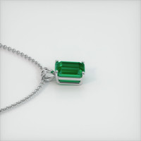 2.30 Ct. Emerald Pendant, Platinum 950 3