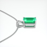 0.82 Ct. Emerald Pendant, Platinum 950 3