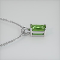 0.78 Ct. Gemstone Pendant, Platinum 950 3