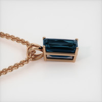 6.90 Ct. Gemstone Pendant, 14K Rose Gold 3