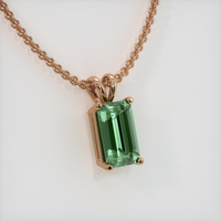 2.07 Ct. Gemstone Pendant, 14K Rose Gold 2