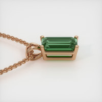 2.07 Ct. Gemstone Pendant, 14K Rose Gold 3