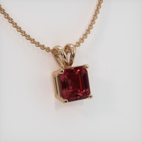 1.71 Ct. Gemstone Pendant, 14K Rose Gold 2