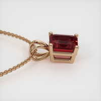 1.71 Ct. Gemstone Pendant, 14K Rose Gold 3