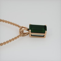 3.17 Ct. Gemstone Pendant, 14K Rose Gold 3