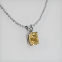 1.77 Ct. Gemstone Pendant, 14K White Gold 2