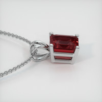 1.71 Ct. Gemstone Pendant, 14K White Gold 3