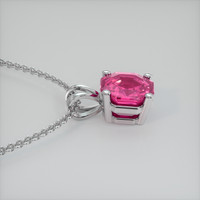 0.81 Ct. Gemstone Pendant, 14K White Gold 3