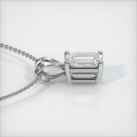 1.09 Ct. Sapphire Pendant, 14K White Gold 3