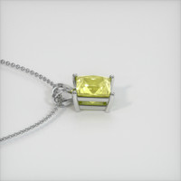 4.04 Ct. Sapphire Pendant, 14K White Gold 3