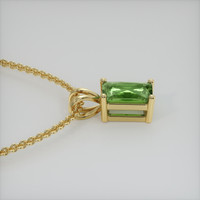 0.78 Ct. Gemstone Pendant, 14K Yellow Gold 3